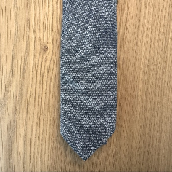 Vintage Chambray Cotton Tie - Picture 1 of 3